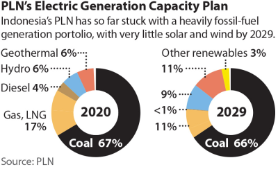 PLN Electric generation capacity Plan